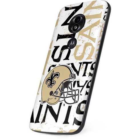 NFL New Orleans Saints - Blast Moto E5 Play Skin